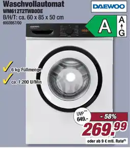 Poco DAEWOO Waschvollautomat WM612T2TWB0DE Angebot