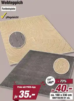 Poco Webteppich Angebot