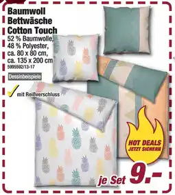 Poco Baumwoll Bettwäsche Cotton Touch Angebot