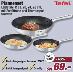 Poco Tefal Pfannenset Angebot