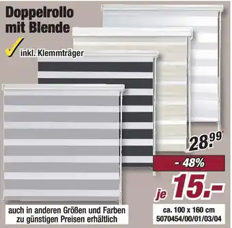 Poco Doppelrollo mit Blende Angebot