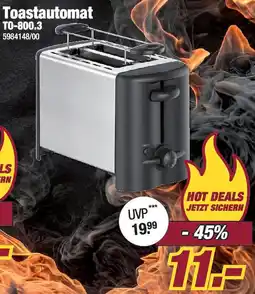 Poco Toastautomat T0-800.3 Angebot