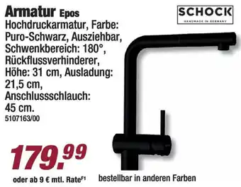 Poco SCHOCK Armatur Epos Angebot