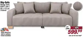 Poco Big-Sofa Angebot