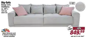 Poco Big-Sofa Angebot