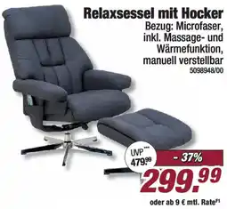 Poco Relaxsessel mit Hocker Angebot