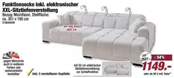 Poco Funktionsecke inkl. elektronischer XXL-Sitztiefenverstellung Angebot