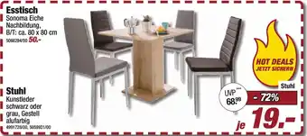 Poco Esstisch oder Stuhl Angebot