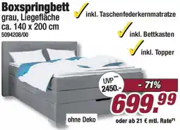 Poco Boxspringbett Angebot