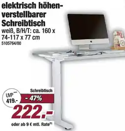 Poco elektrisch höhenverstellbarer Schreibtisch Angebot