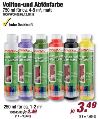 Poco POCO line Vollton-und Abtönfarbe Angebot
