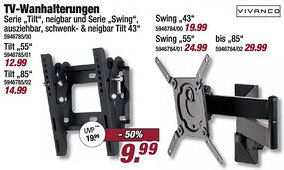 Poco VIVANCO TV-Wanhalterungen Angebot