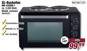 Poco Emerio XL-Backofen MO-132208.1 Angebot