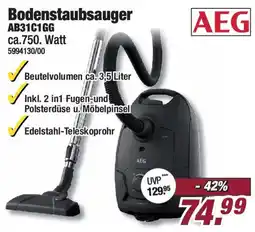 Poco AEG Bodenstaubsauger AB31C1GG Angebot