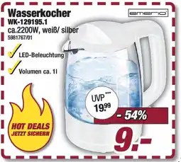 Poco Emerio Wasserkocher WK-129195.1 Angebot