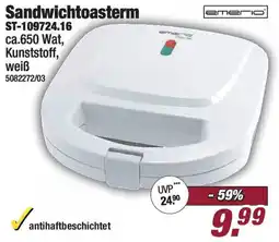 Poco Emerio Sandwichtoasterm ST-109724.16 Angebot