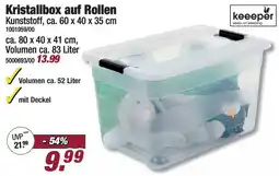 Poco keeeper Kristallbox auf Rollen Angebot