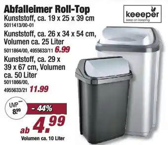 Poco keeeper Abfalleimer Roll-Top Angebot