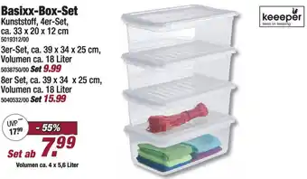 Poco keeeper Basixx-Box-Set Angebot