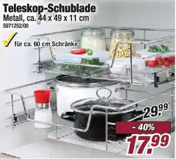 Poco Teleskop-Schublade Angebot