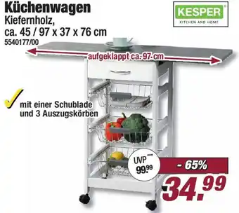 Poco KESPER Küchenwagen Angebot