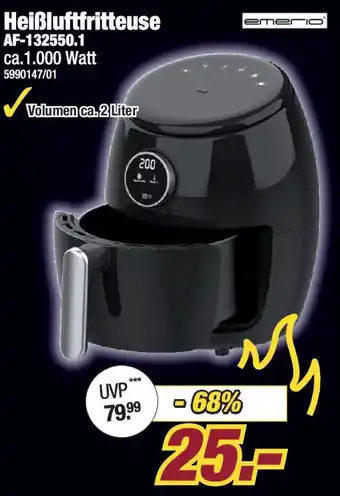 Poco Emerio Heißluftfritteuse AF-132550.1 Angebot