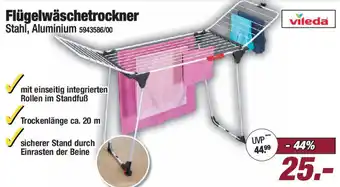 Poco Vileda Flügelwäschetrockner Angebot