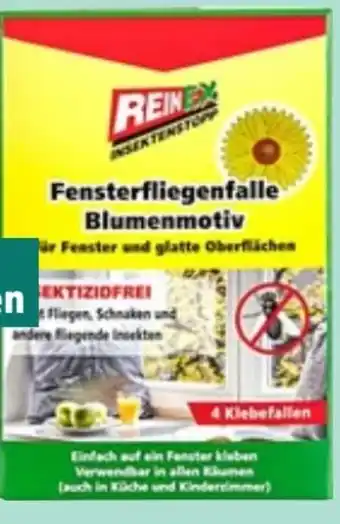 Thomas Philipps Reinex Insektenstopp Fensterfliegenfalle Blumenmotiv Angebot