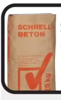 B1 Discount Baumarkt Schnell-Beton Angebot
