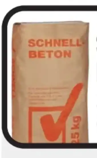 B1 Discount Baumarkt Schnell-Beton Angebot