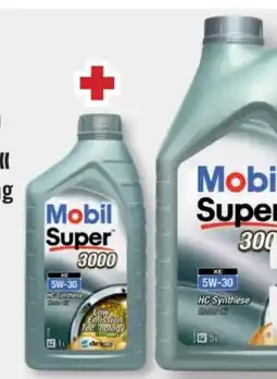 B1 Discount Baumarkt Mobil Motorenöl Super 3000 XE 5W-30 Angebot