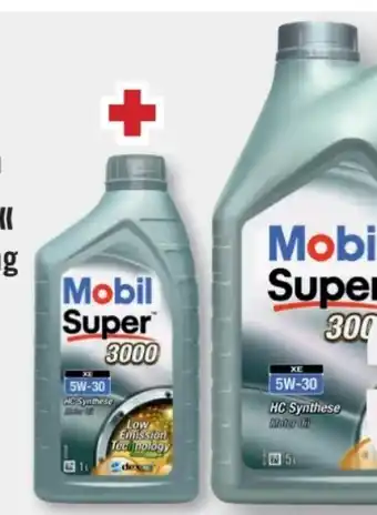 B1 Discount Baumarkt Mobil Motorenöl Super 3000 XE 5W-30 Angebot