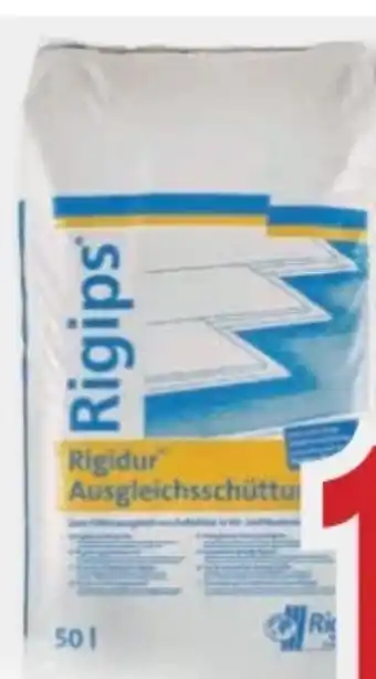 B1 Discount Baumarkt Rigips Rigidur Ausgleichsschüttung Angebot
