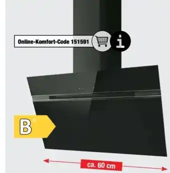 Ostermann Elica Kopffrei Dunsthaube Stripe BL/A/60 Angebot
