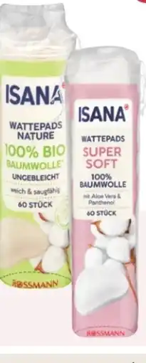 Rossmann Isana Bio Wattepads Angebot
