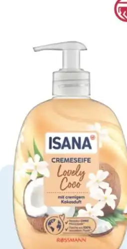 Rossmann Isana Seife im Spender Angebot