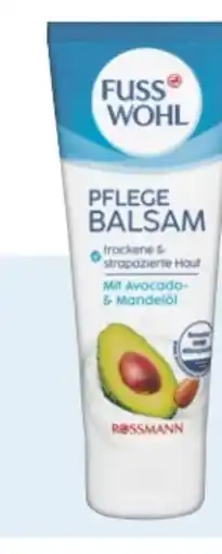 Rossmann Fusswohl Pflegebalsam Angebot