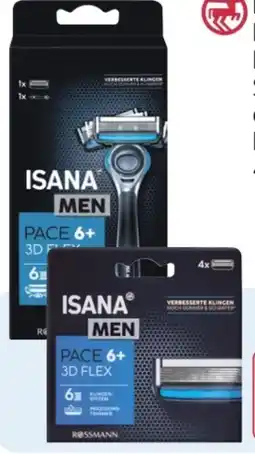 Rossmann Isana men Pace 6+ Rasierer Angebot