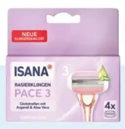 Rossmann Isana Rasierklingen Pace 3 Angebot