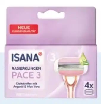 Rossmann Isana Rasierklingen Pace 3 Angebot