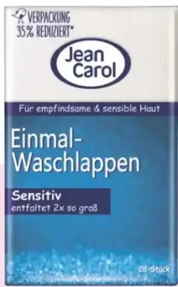 Rossmann Jean Carol Einmalwaschlappen Angebot