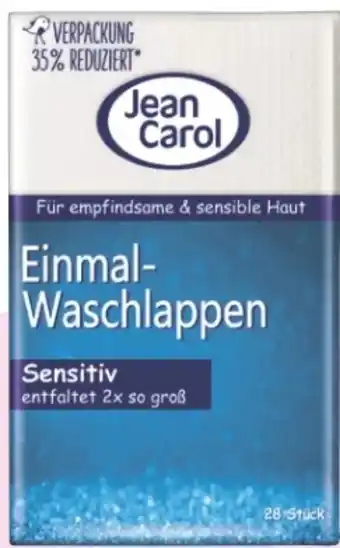 Rossmann Jean Carol Einmalwaschlappen Angebot