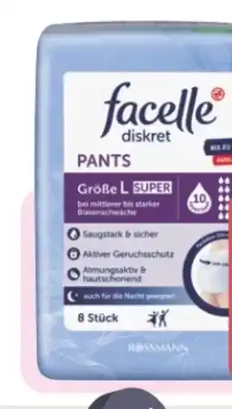 Rossmann Facelle Diskret Hygiene-Pants Super Angebot