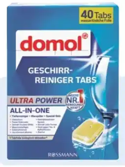 Rossmann Domol Geschirr-Reiniger Tabs Angebot