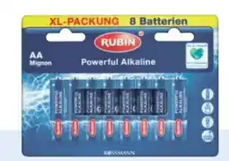 Rossmann Rubin Batterien Mignon AA Angebot