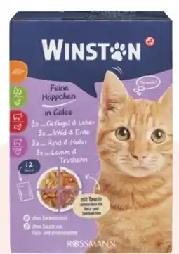 Rossmann Winston Feine Häppchen Katzennahrung Angebot