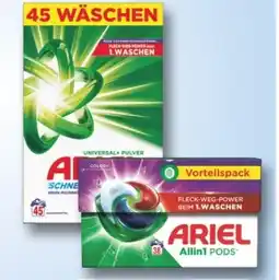 Rossmann Ariel Waschmittel Pulver Angebot