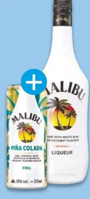 NETTO Malibu Kokosnusslikör + Piña Colada Dose Angebot