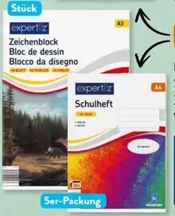 Aldi Süd Expertiz Schulhefte Angebot