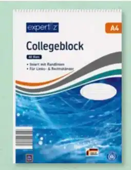 Aldi Süd Expertiz Collegeblocke Angebot
